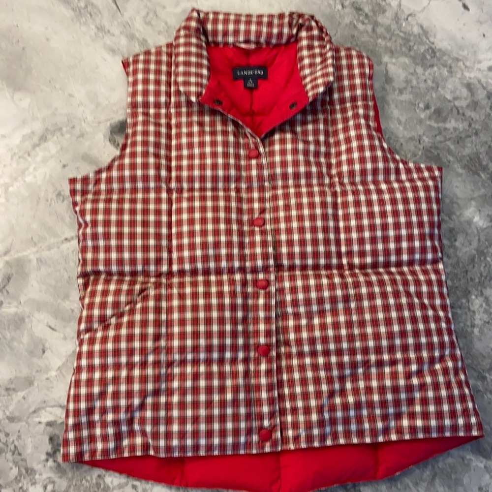 Land’s End puffer down vest!